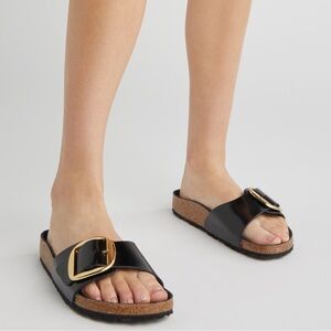 Birkenstock Madrid Big Buckle Slide Sandals Size 38